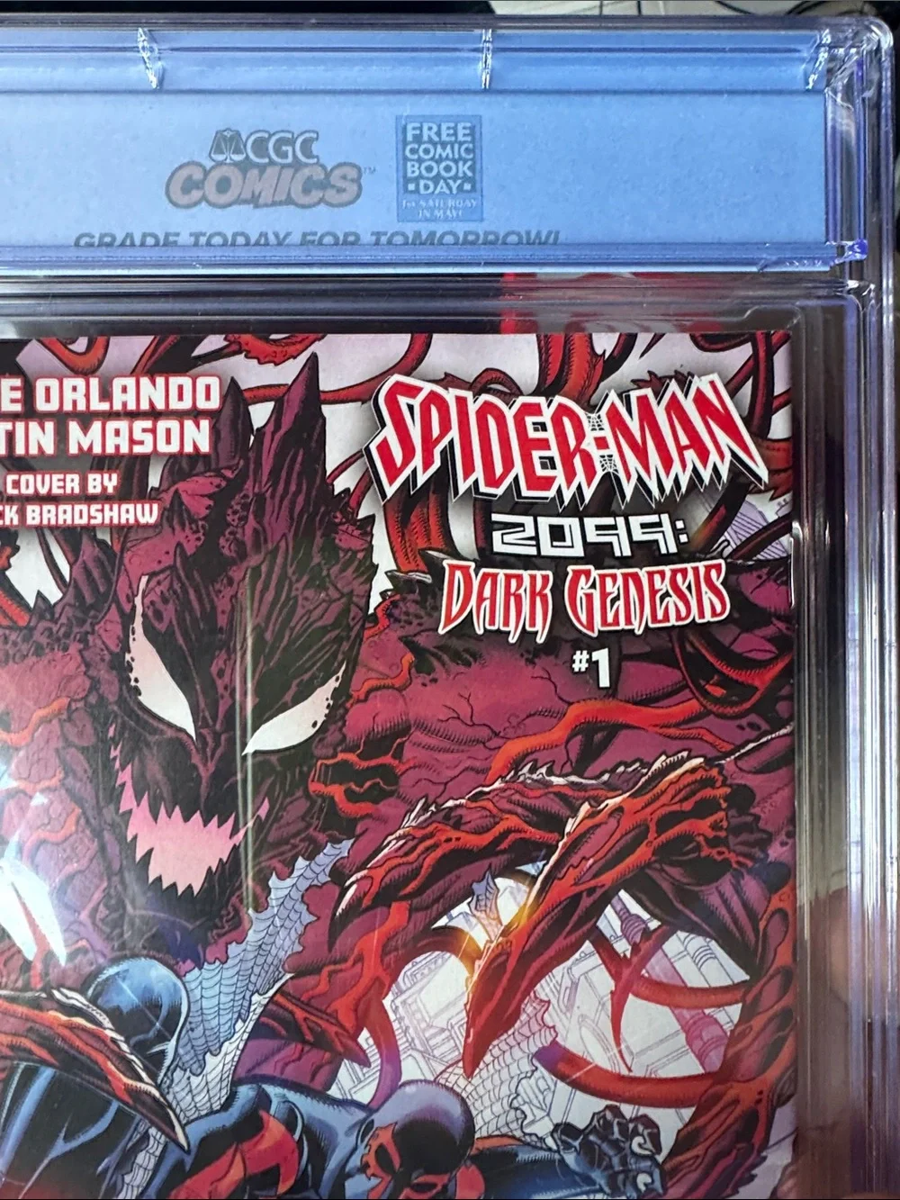 Marvel Spider-Man/Venom Comic Book Cover – Red, Black, Yellow